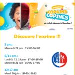 Séances d'initiations en juin: découvre l'escrime